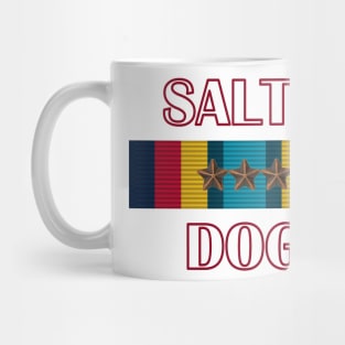 Navy Salty Dog Sea Service Ribbon Mug